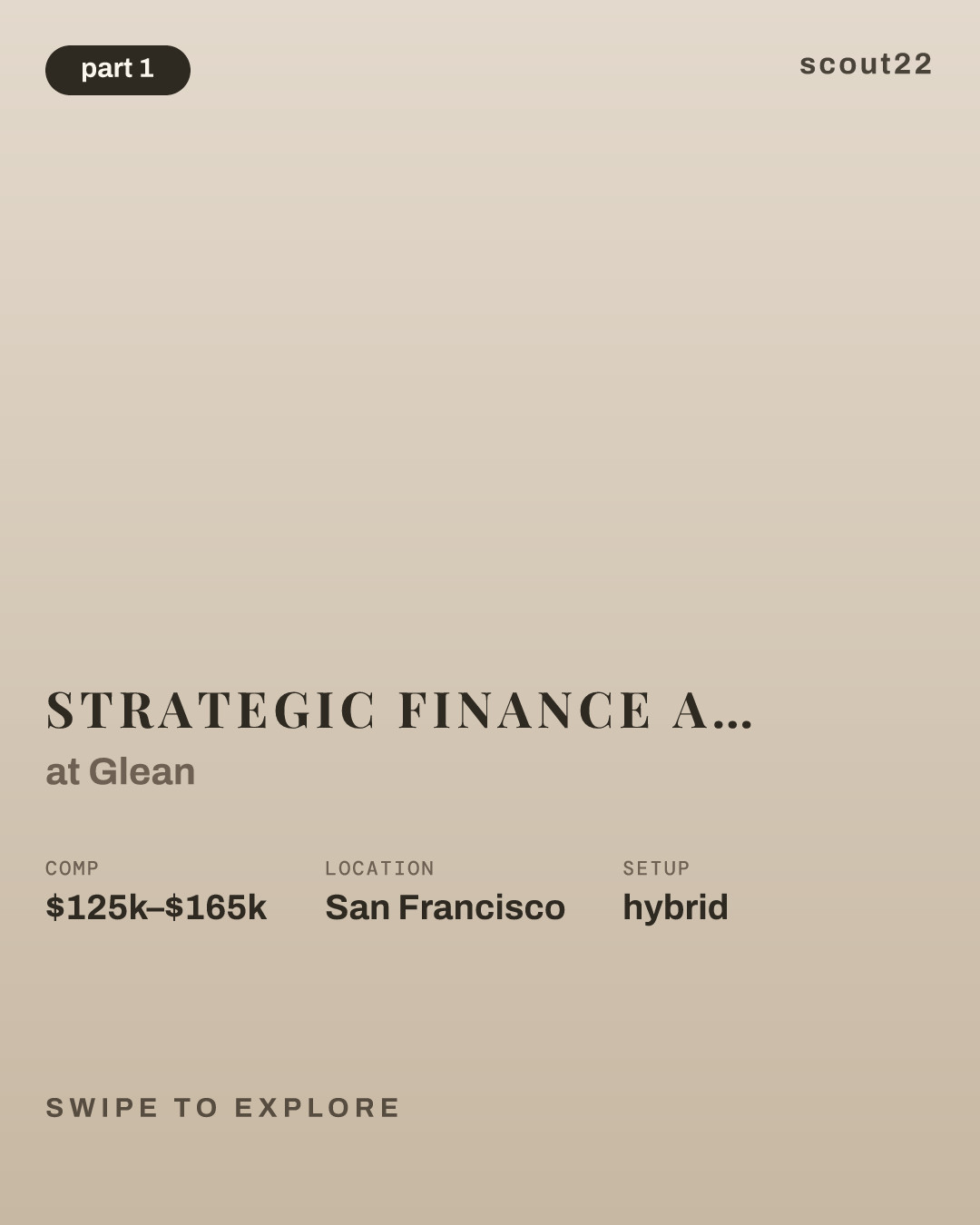 Strategic Finance Associate, Product Finance at Glean
