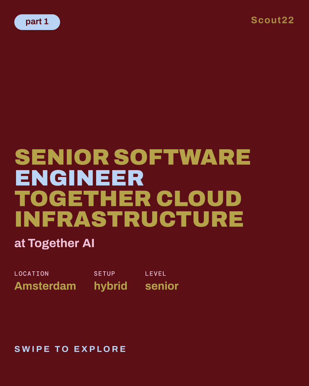Senior Software Engineer Together Cloud Infrastructure at Together AI