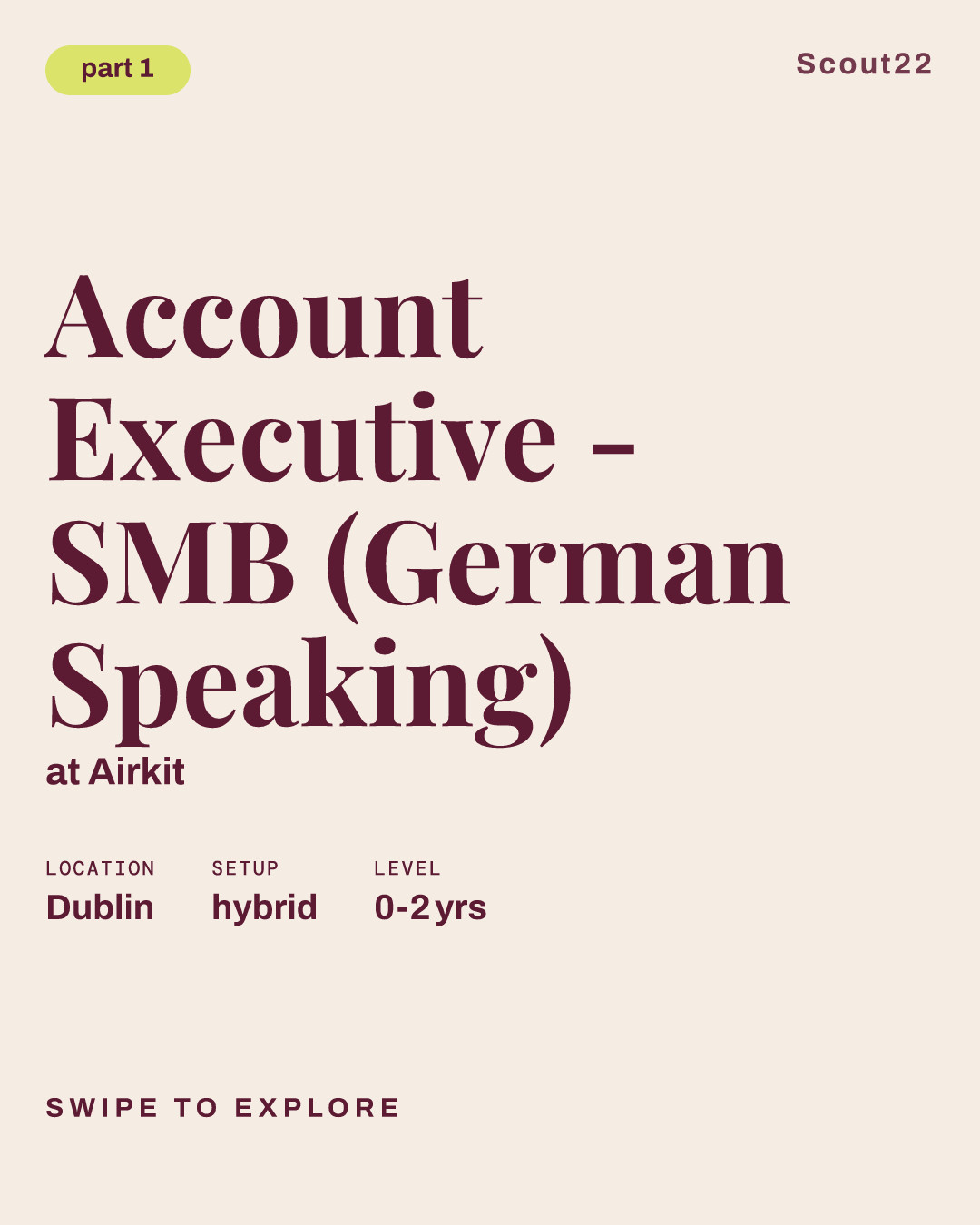 Account Executive - SMB (German Speaking) at Airkit
