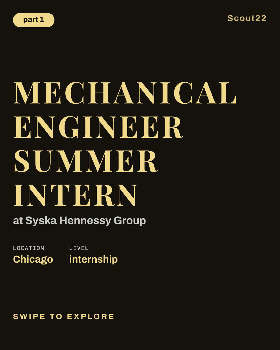 Mechanical Engineer Summer Intern at Syska Hennessy Group