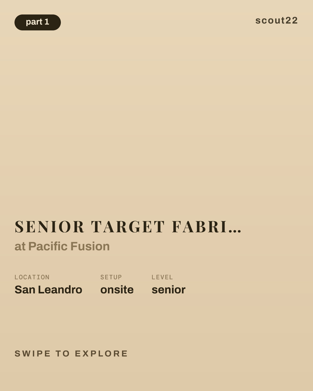 Senior Target Fabrication Engineer - Assembly at Pacific Fusion