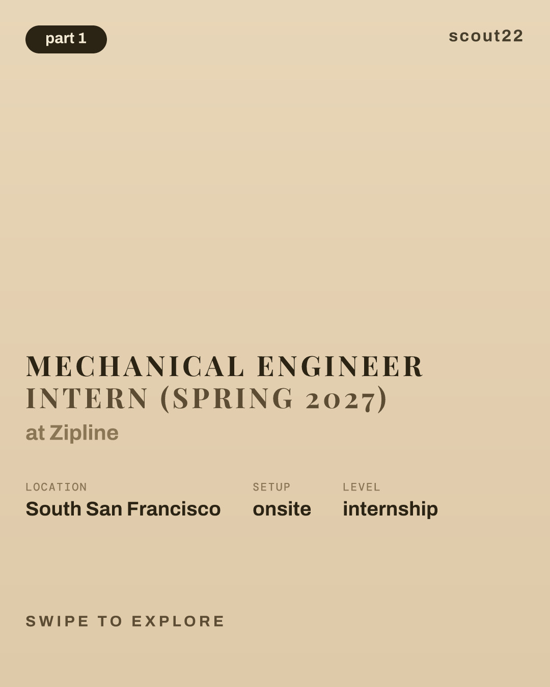 Mechanical Engineer Intern (Spring 2027) at Zipline