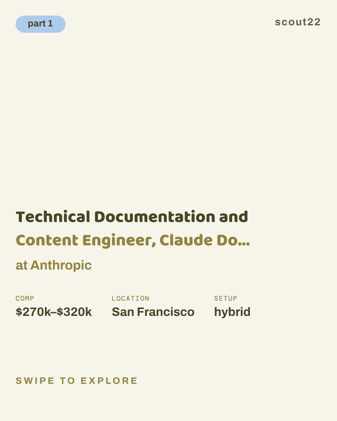 Technical Documentation and Content Engineer, Claude Docs at Anthropic