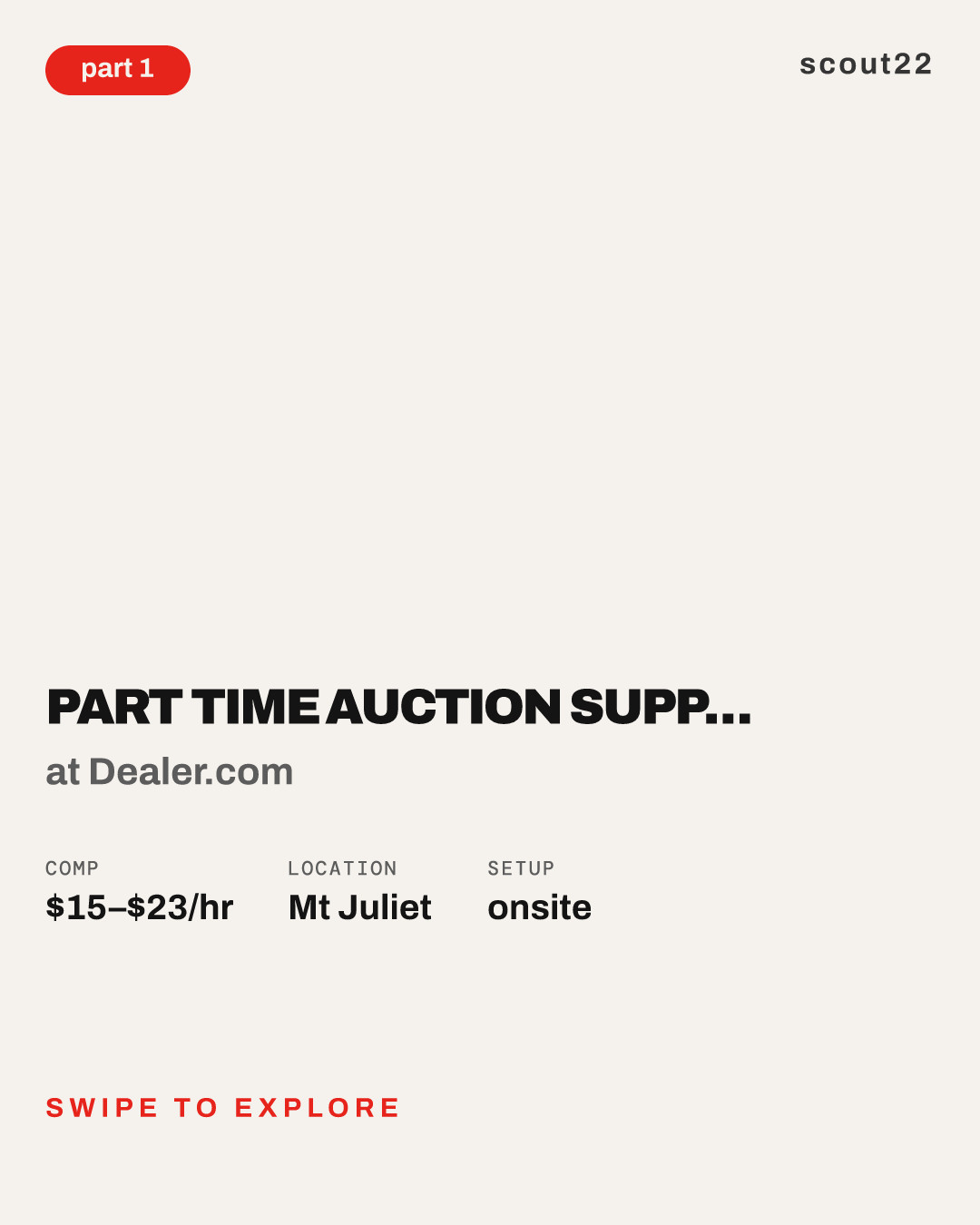 Part Time Auction Support Specialist (Manheim) at Dealer.com