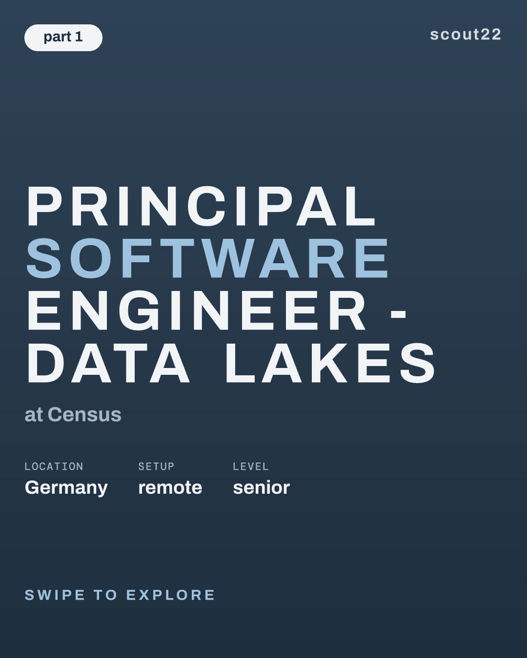 Principal Software Engineer - Data Lakes at Census