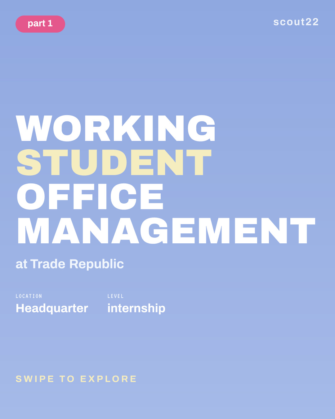 Working Student Office Management at Trade Republic