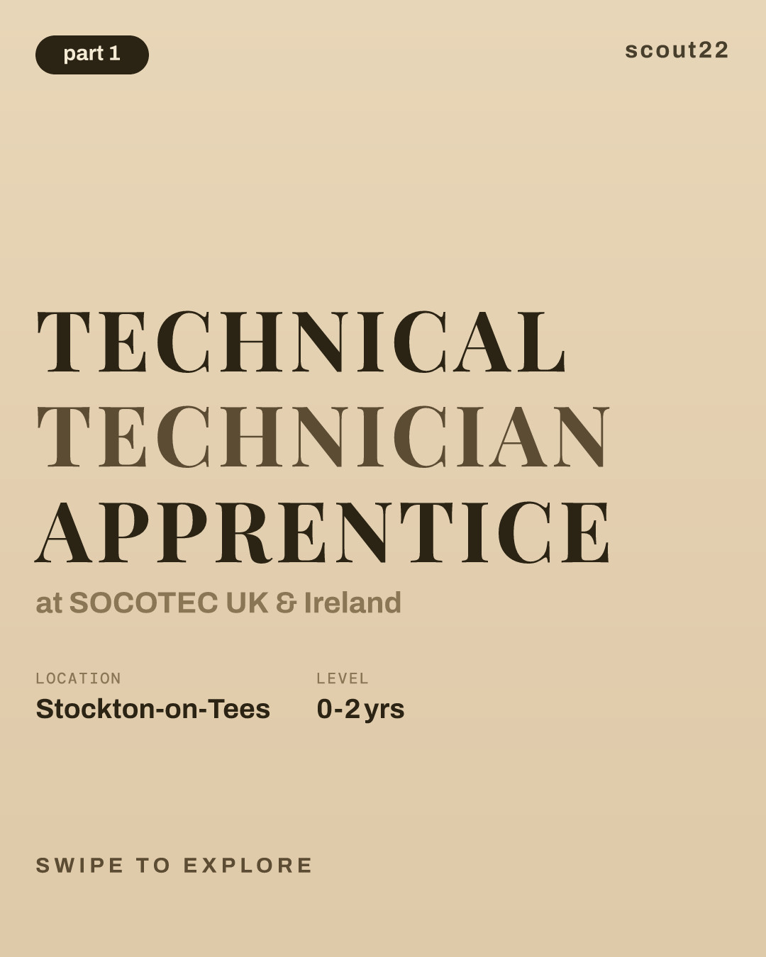 Technical Technician Apprentice at SOCOTEC UK & Ireland