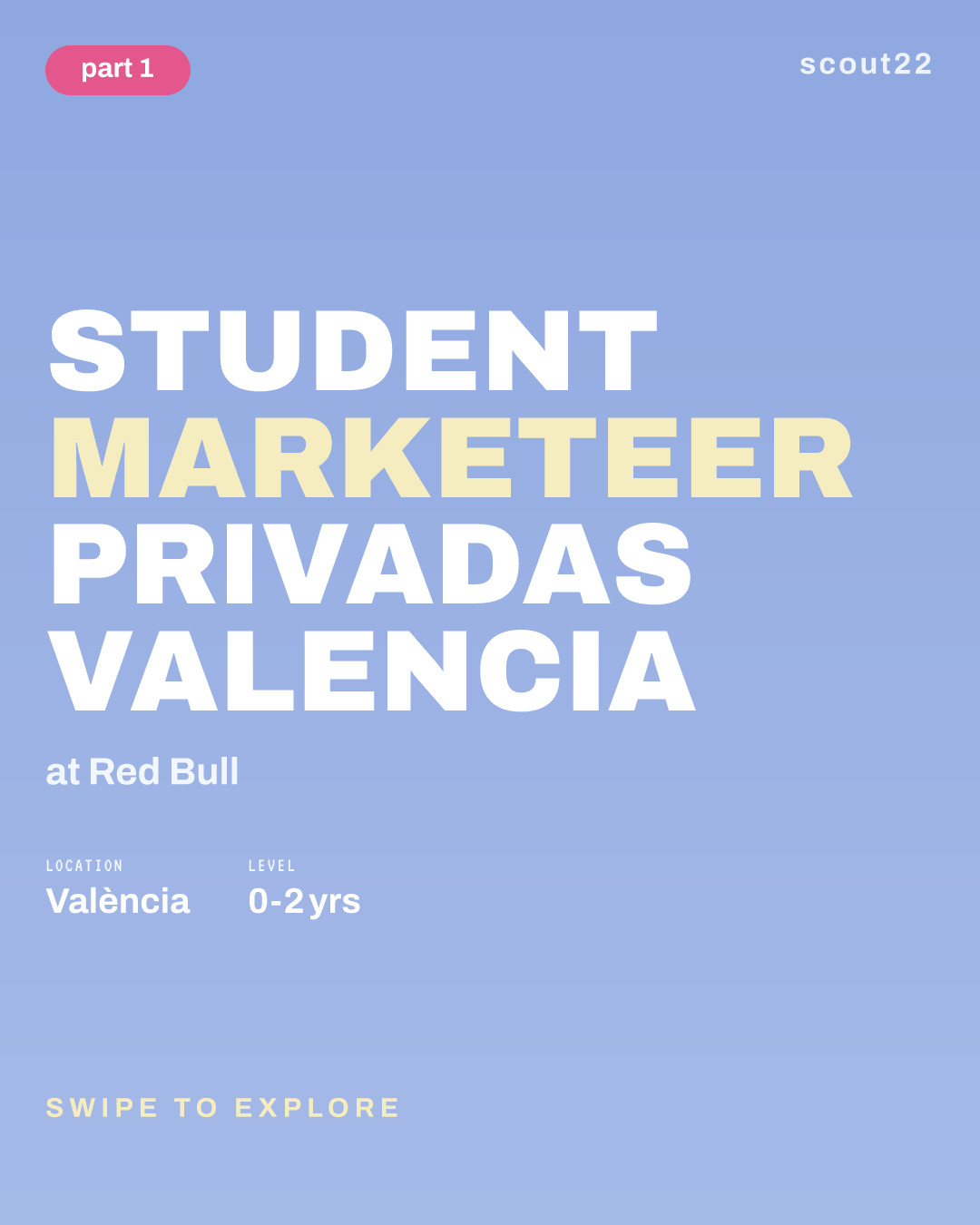 Student Marketeer Privadas Valencia at Red Bull