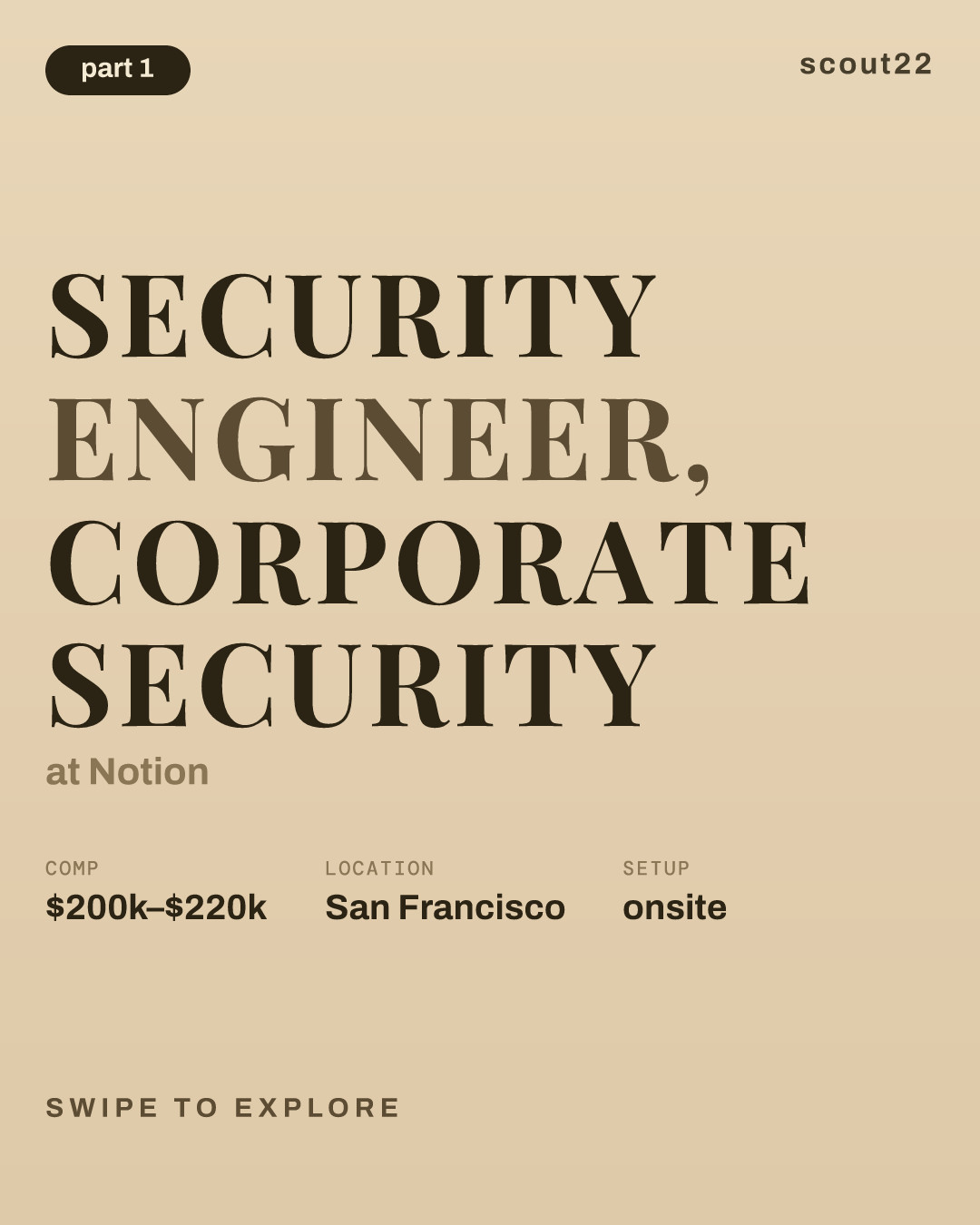 Security Engineer, Corporate Security at Notion