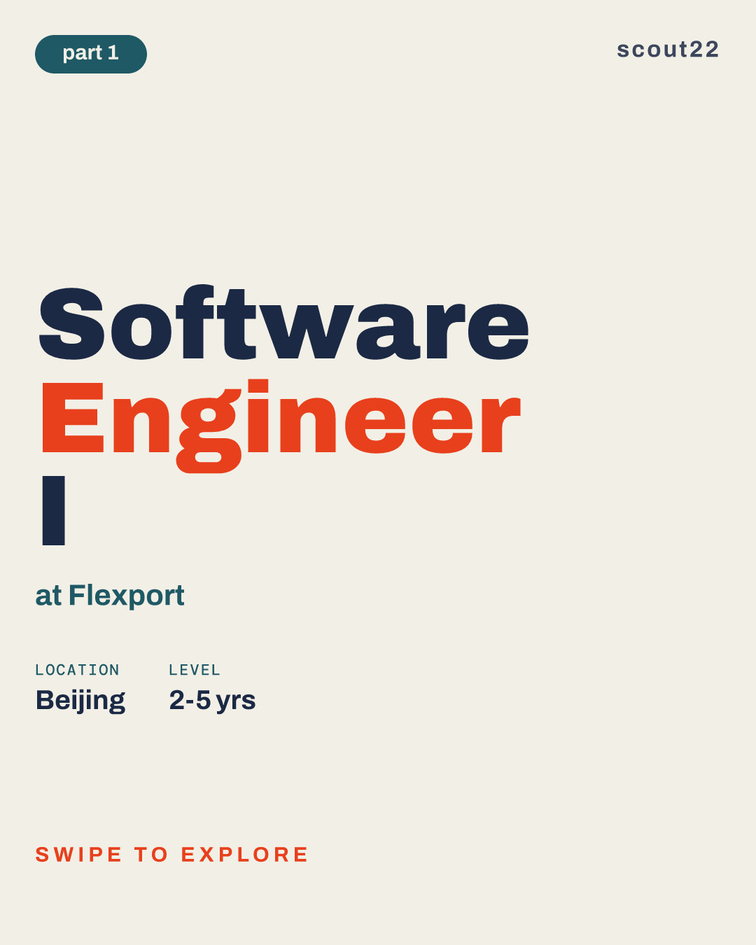 Software Engineer I at Flexport