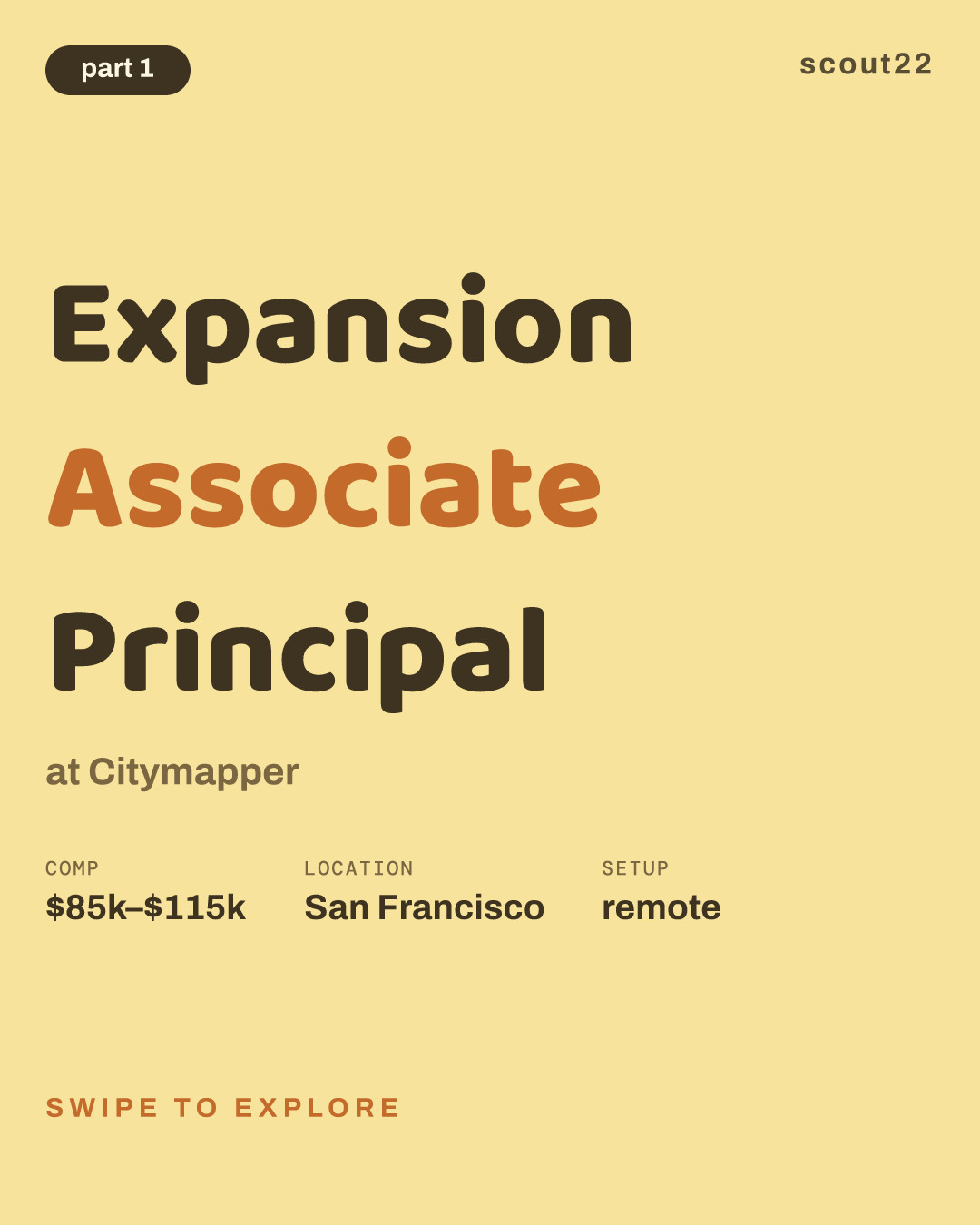 Expansion Associate Principal at Citymapper