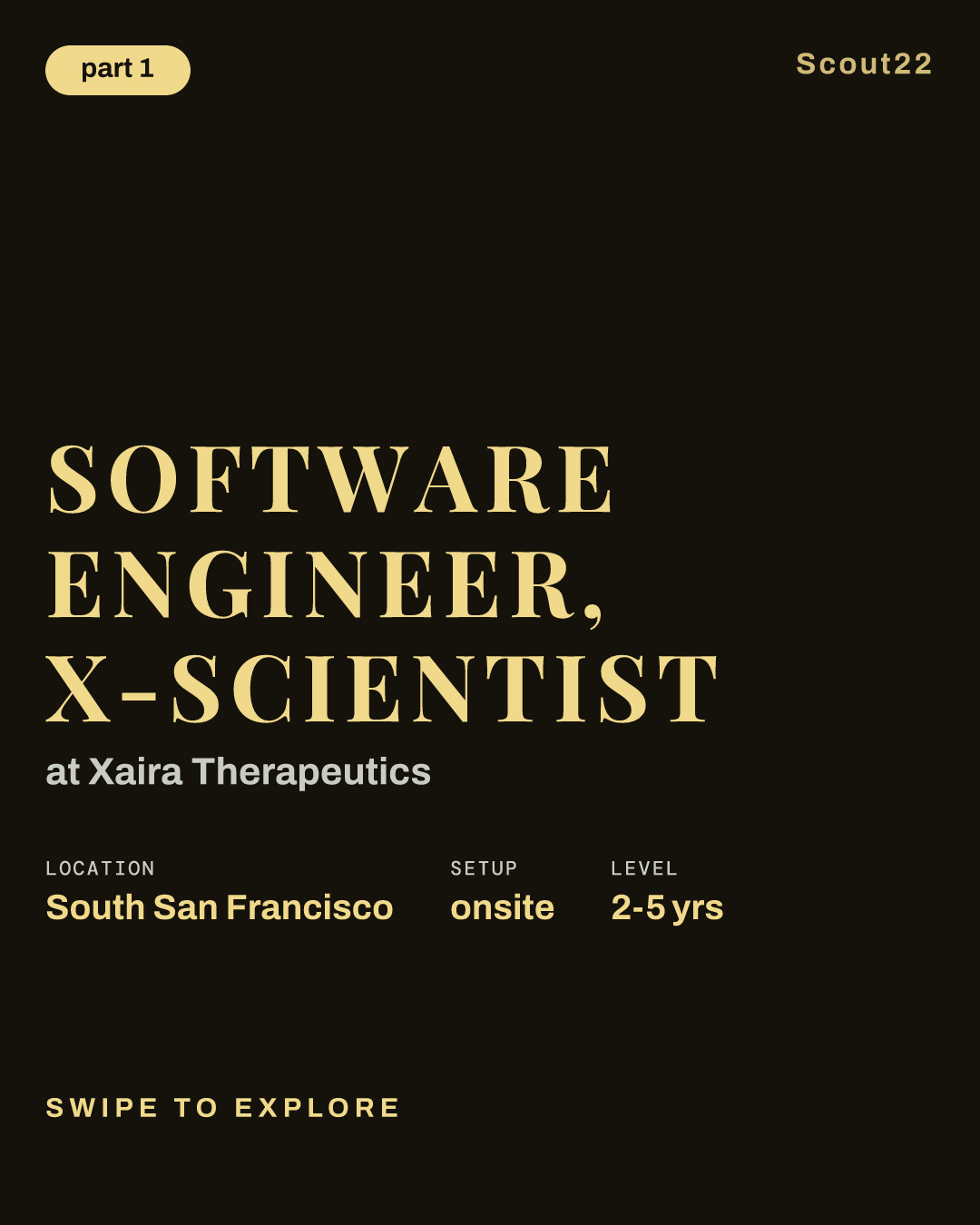 Software Engineer, X-Scientist at Xaira Therapeutics