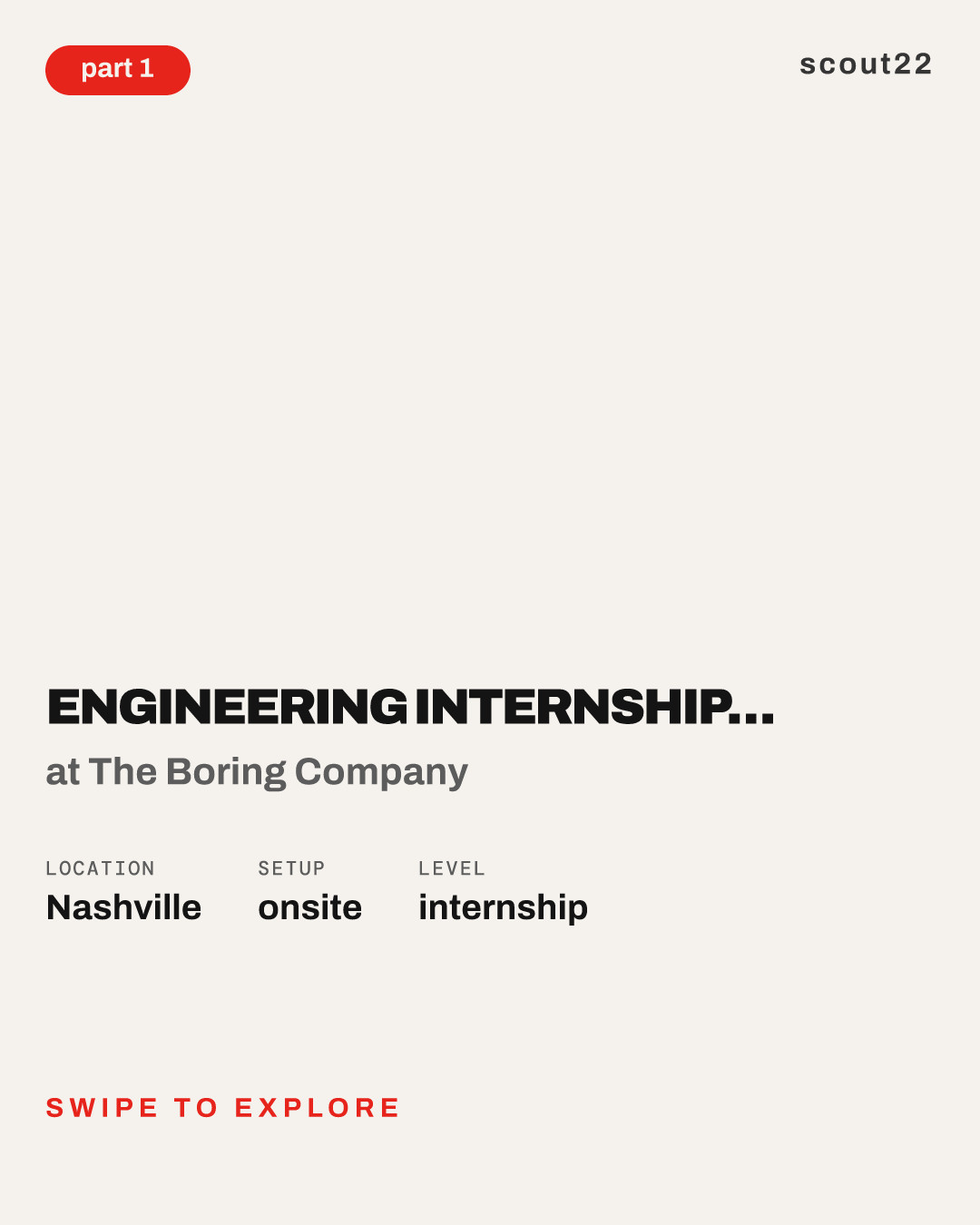 Engineering Internships - Winter/Spring 2027 at The Boring Company