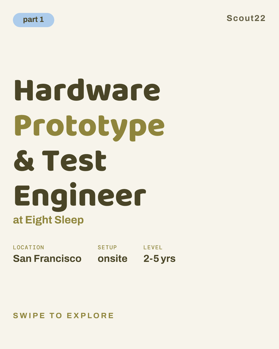 Hardware Prototype & Test Engineer at Eight Sleep