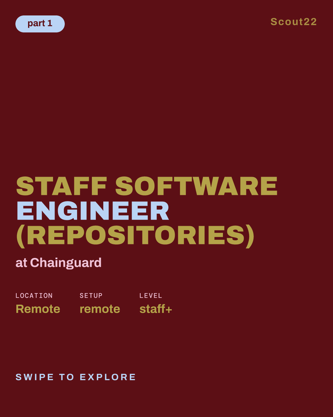 Staff Software Engineer (Repositories) at Chainguard
