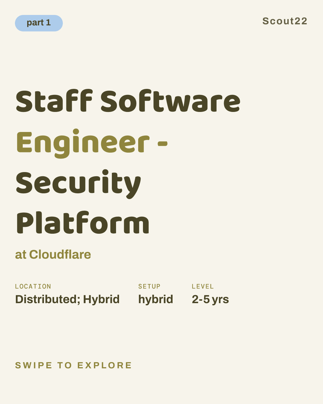 Staff Software Engineer - Security Platform at Cloudflare