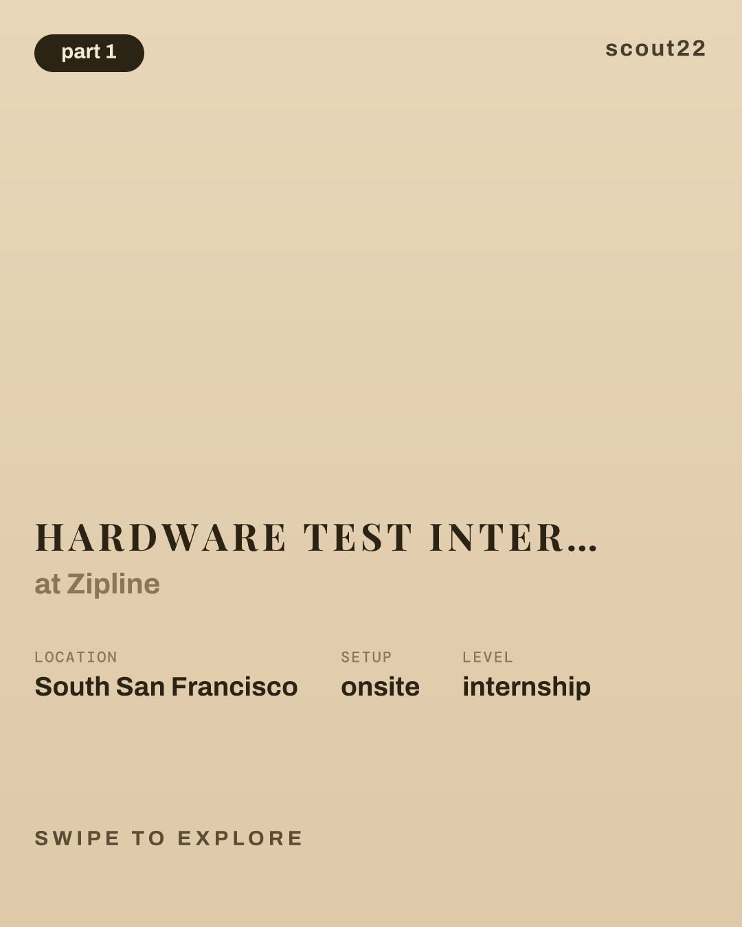 Hardware Test Intern (Summer 2027) at Zipline