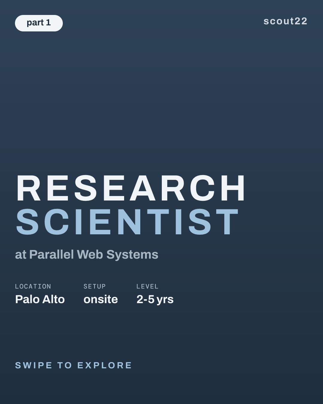 Research Scientist at Parallel Web Systems