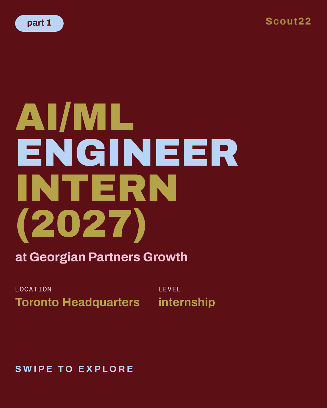 AI/ML Engineer Intern (2027) at Georgian Partners Growth