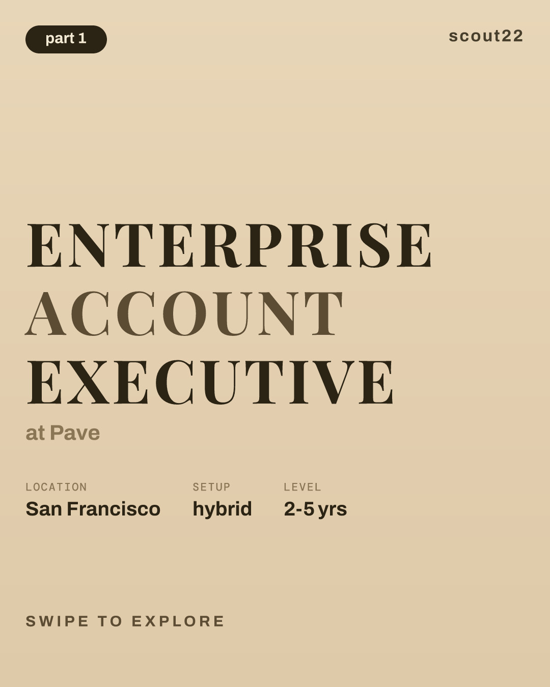 Enterprise Account Executive at Pave