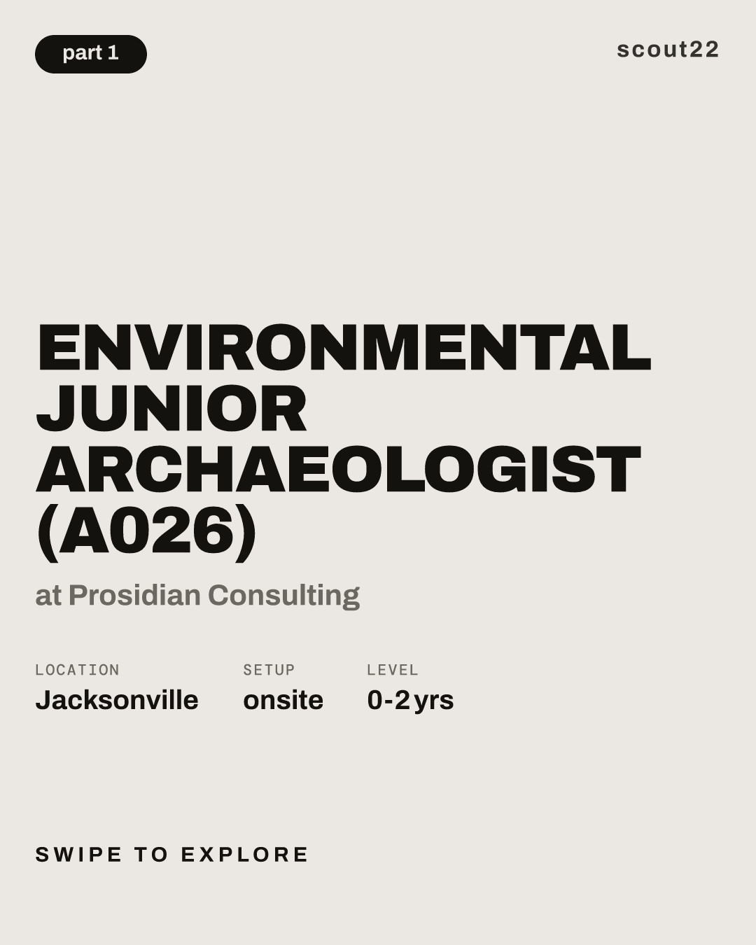 Environmental Junior Archaeologist (A026) at Prosidian Consulting