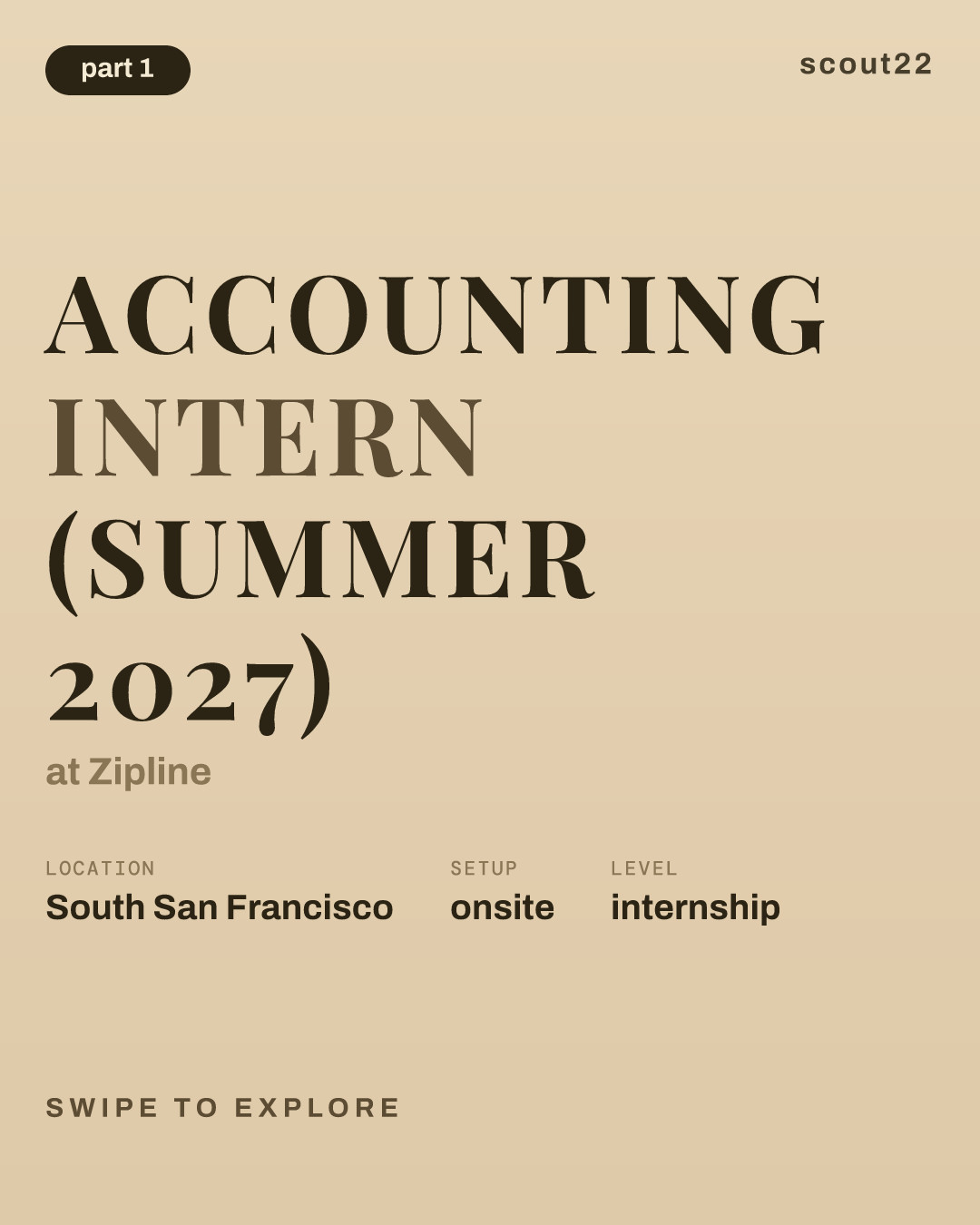 Accounting Intern (Summer 2027) at Zipline