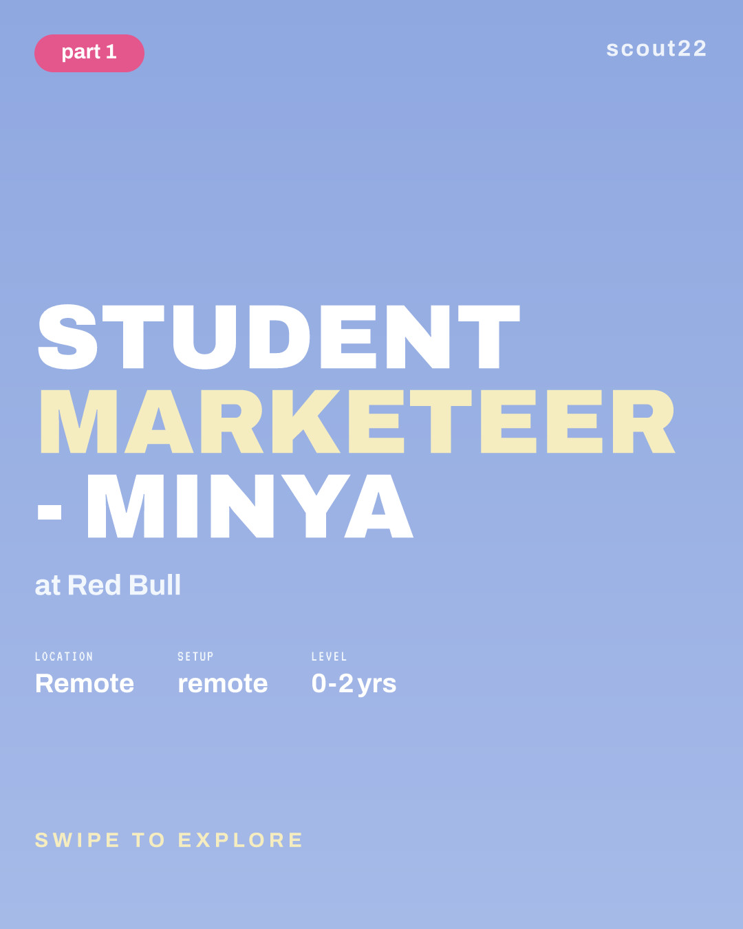 Student Marketeer - Minya at Red Bull