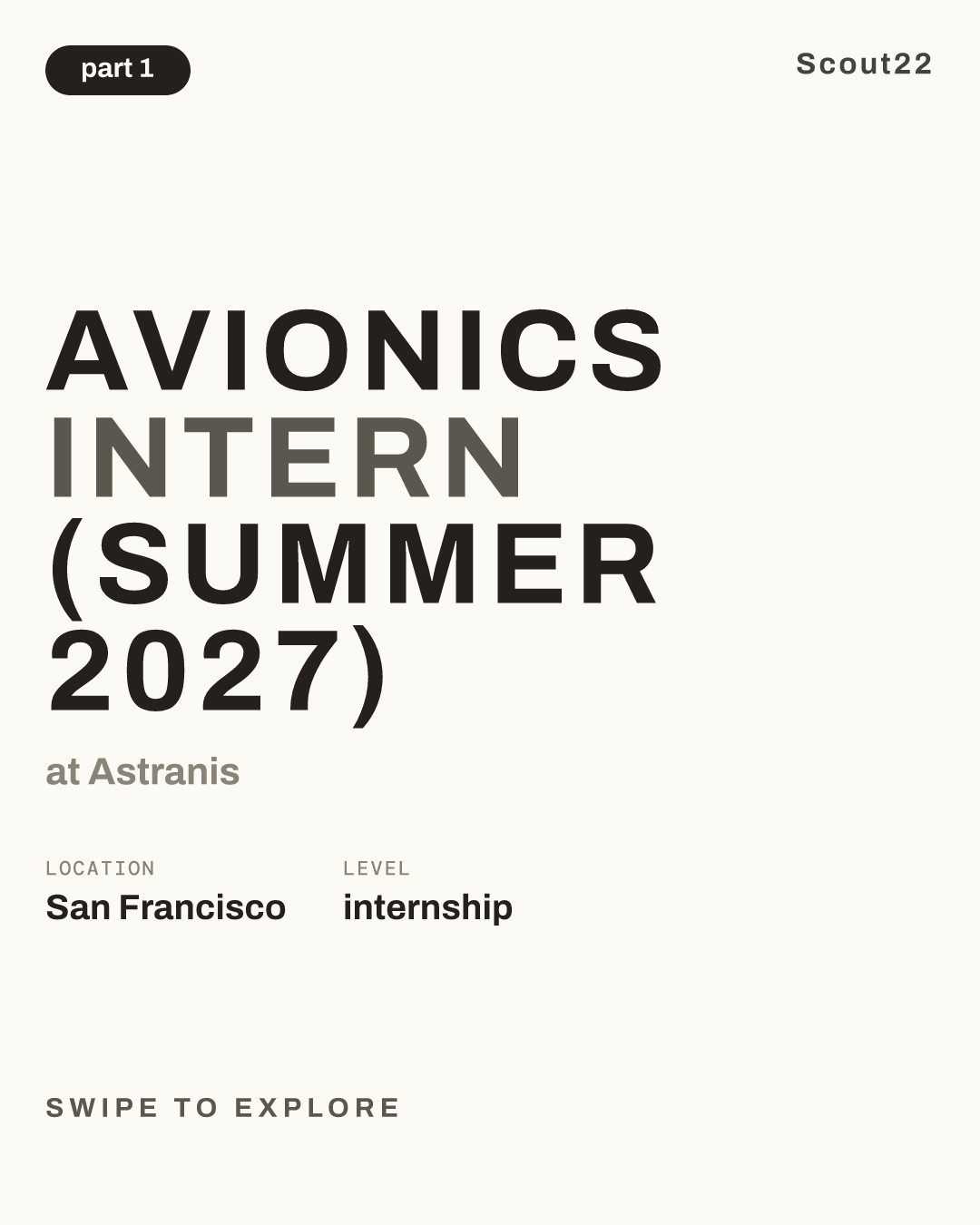 Avionics Intern (Summer 2027) at Astranis