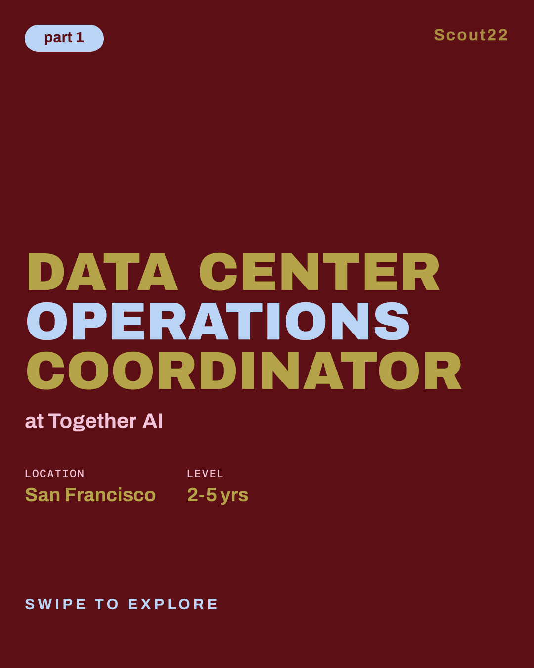 Data Center Operations Coordinator at Together AI