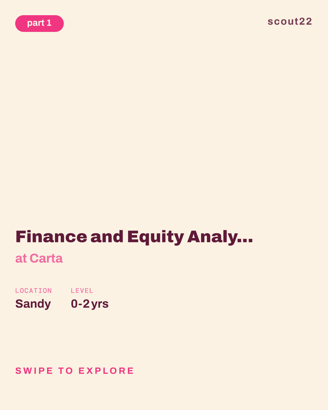 Finance and Equity Analyst - Rotational Program at Carta