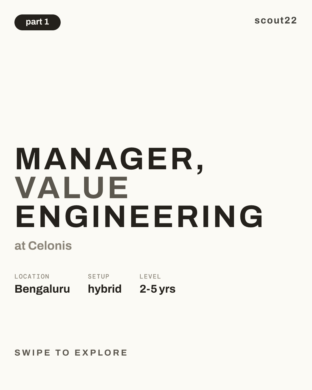 Manager, Value Engineering at Celonis
