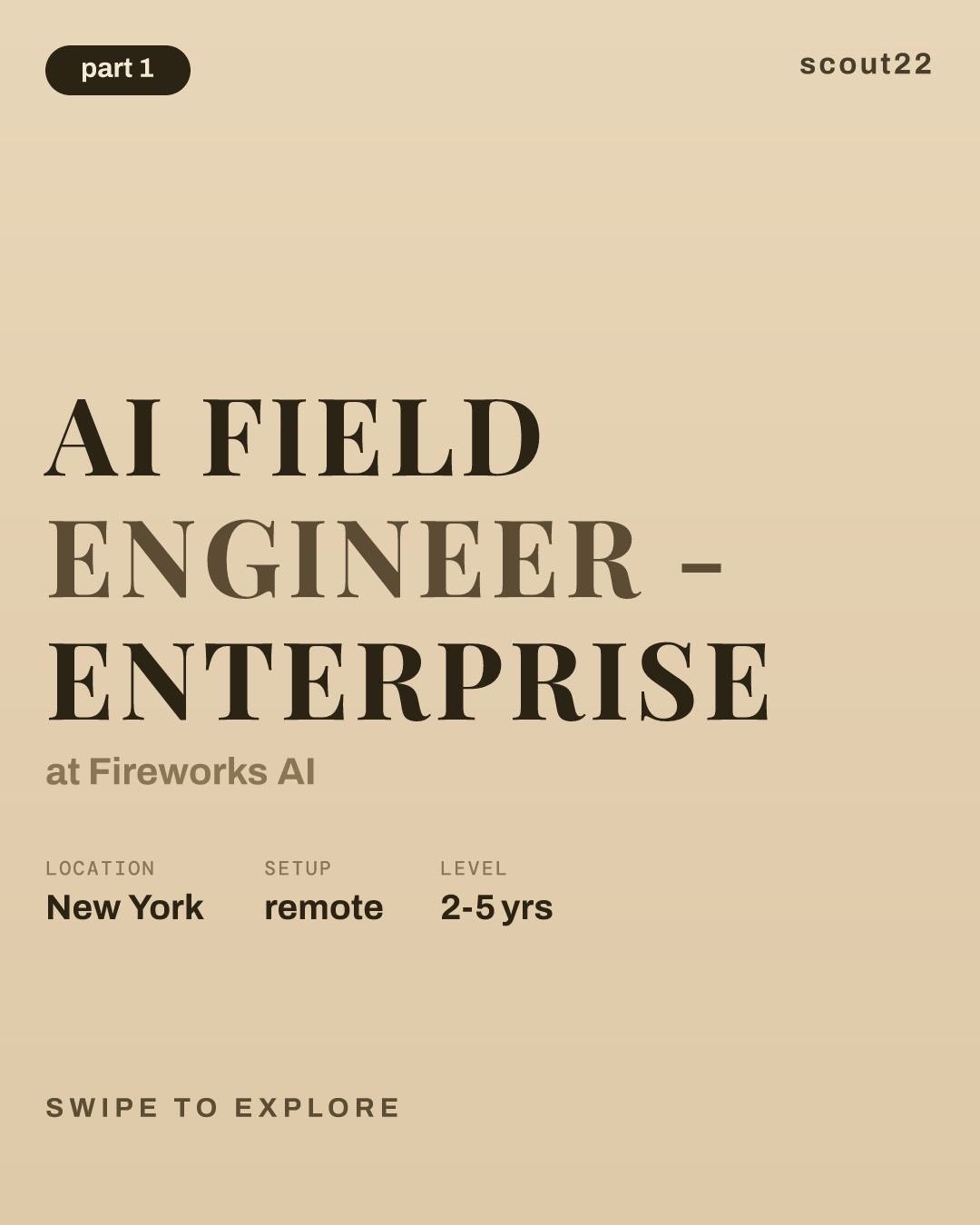 AI Field Engineer - Enterprise at Fireworks AI