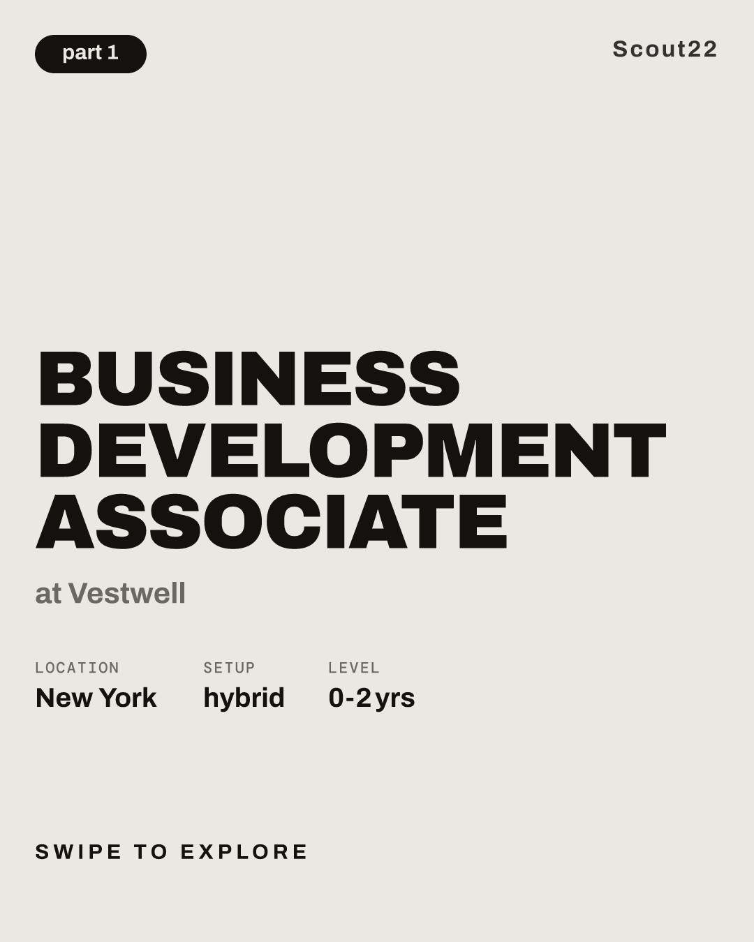 Business Development Associate at Vestwell