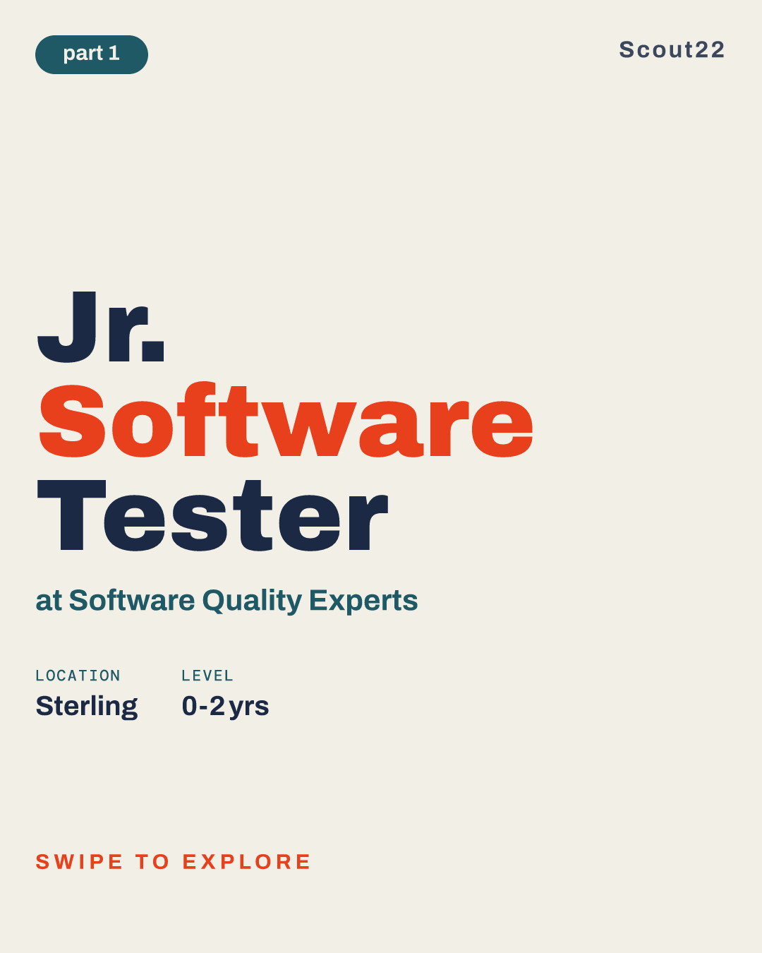 Jr. Software Tester at Software Quality Experts