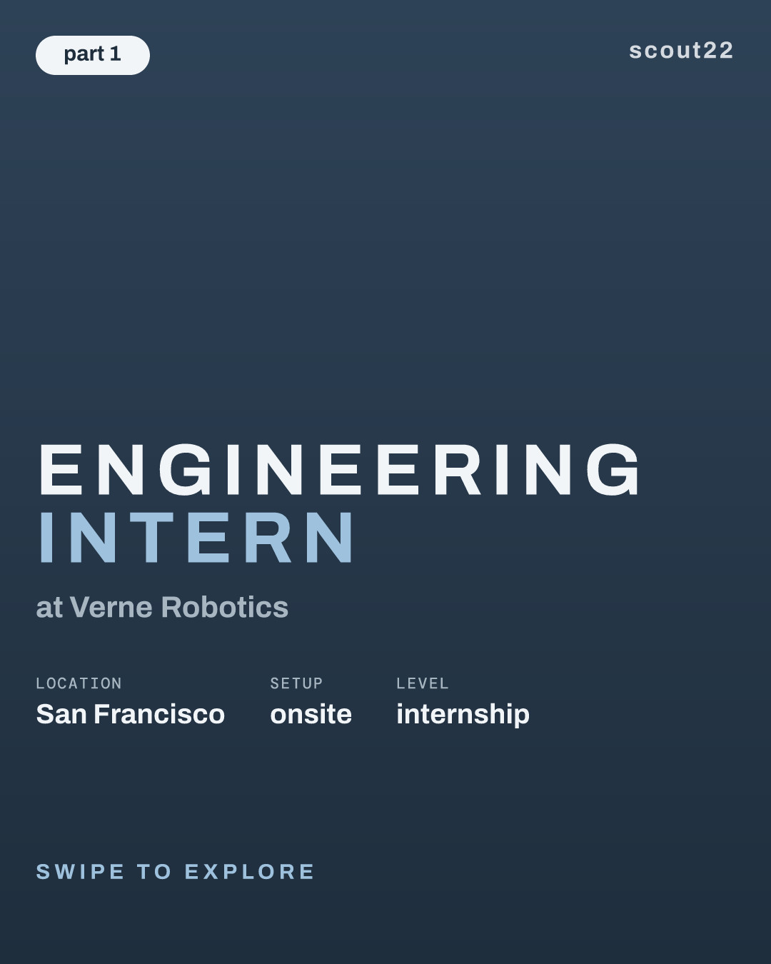 Engineering Intern at Verne Robotics