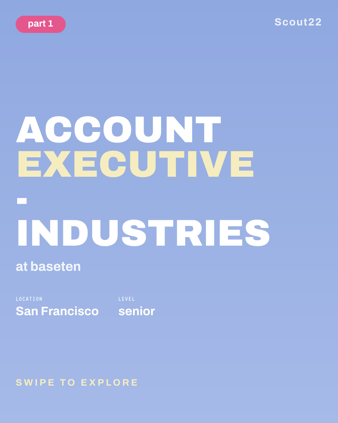 Account Executive - Industries at baseten