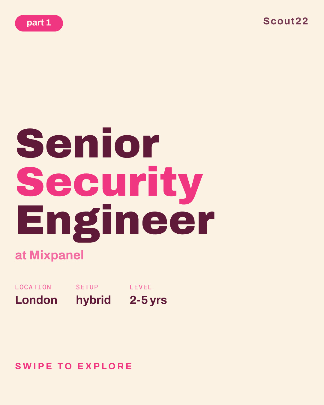 Senior Security Engineer at Mixpanel