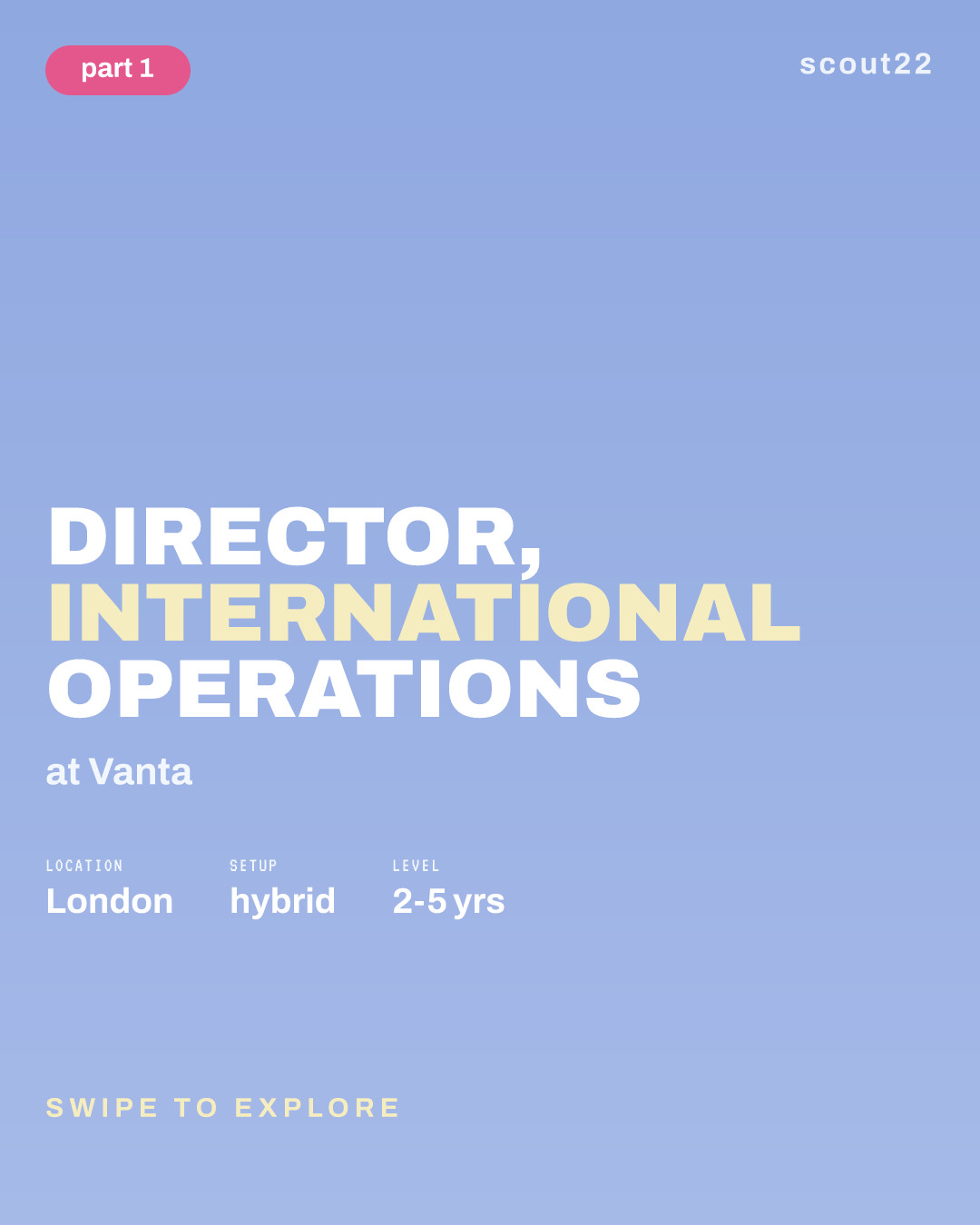 Director, International Operations at Vanta