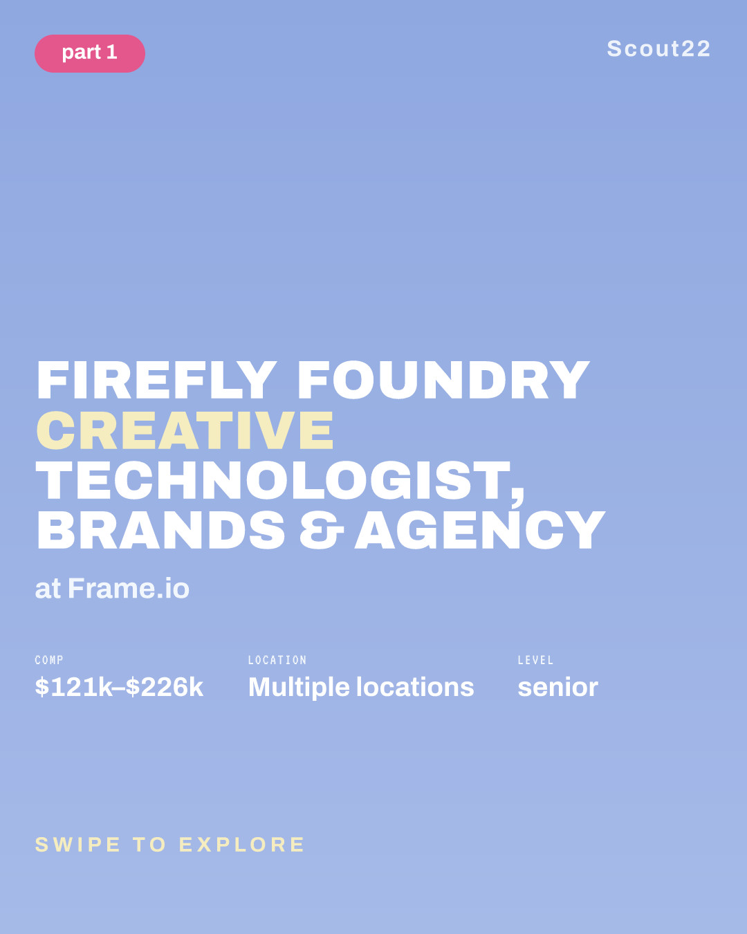 Firefly Foundry Creative Technologist, Brands & Agency at Frame.io