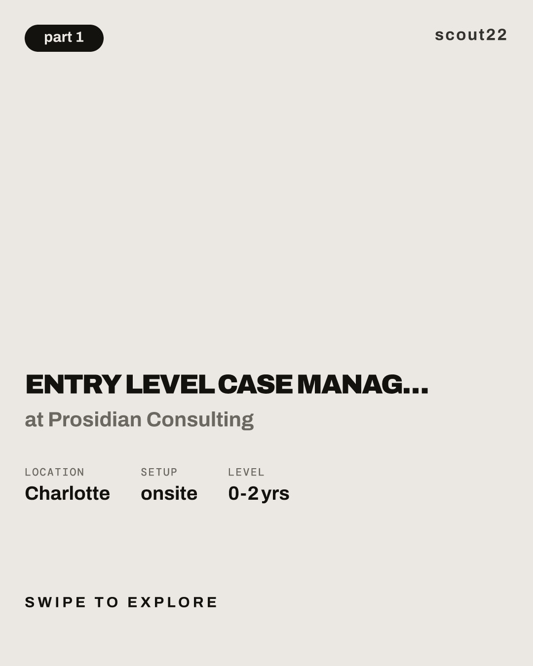 Entry Level Case Manager | Case Manager [COC0058057] at Prosidian Consulting