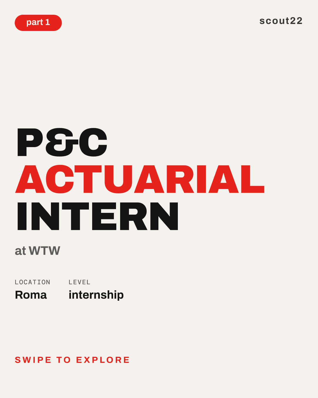 P&C Actuarial Intern at WTW