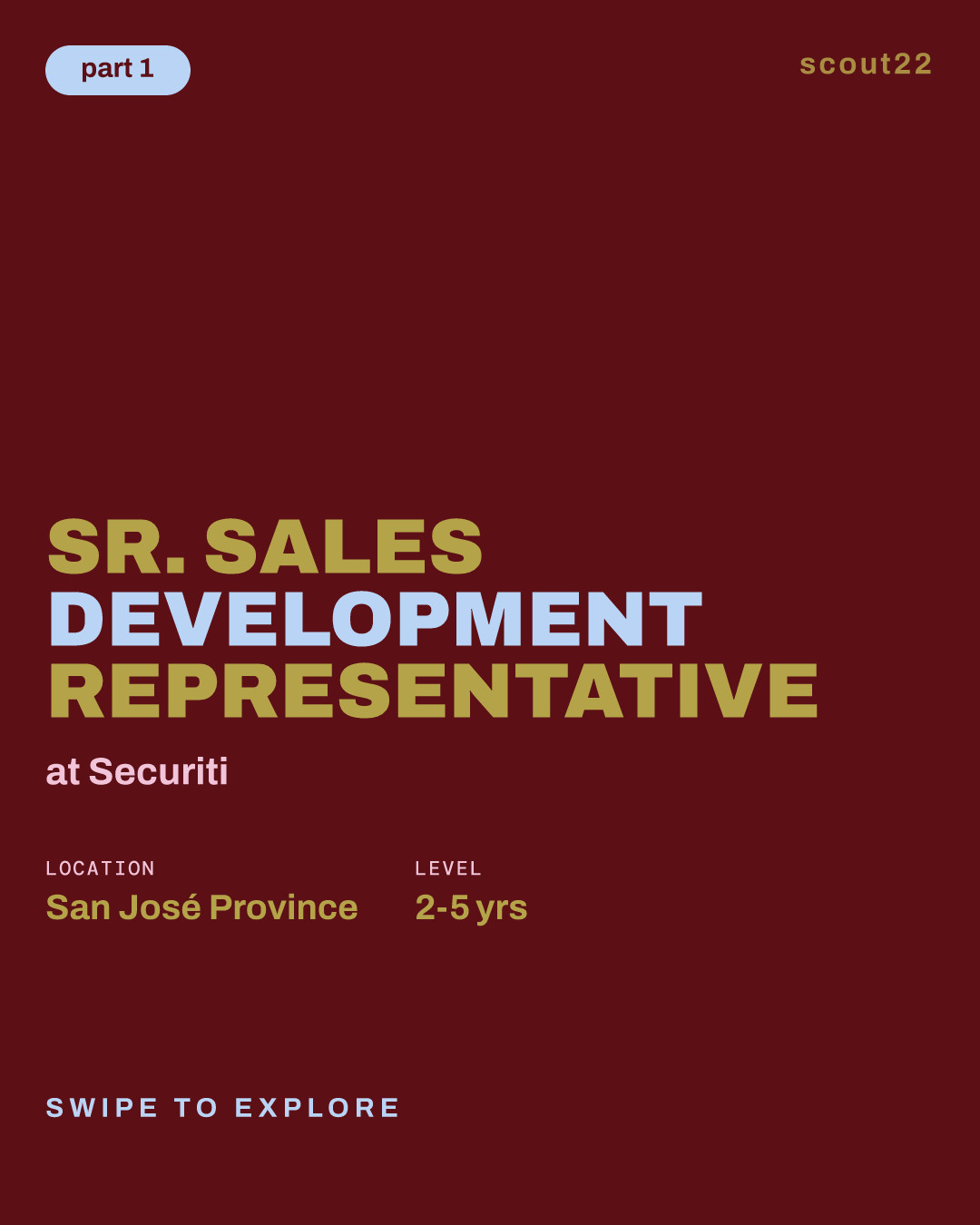 Sr. Sales Development Representative at Securiti