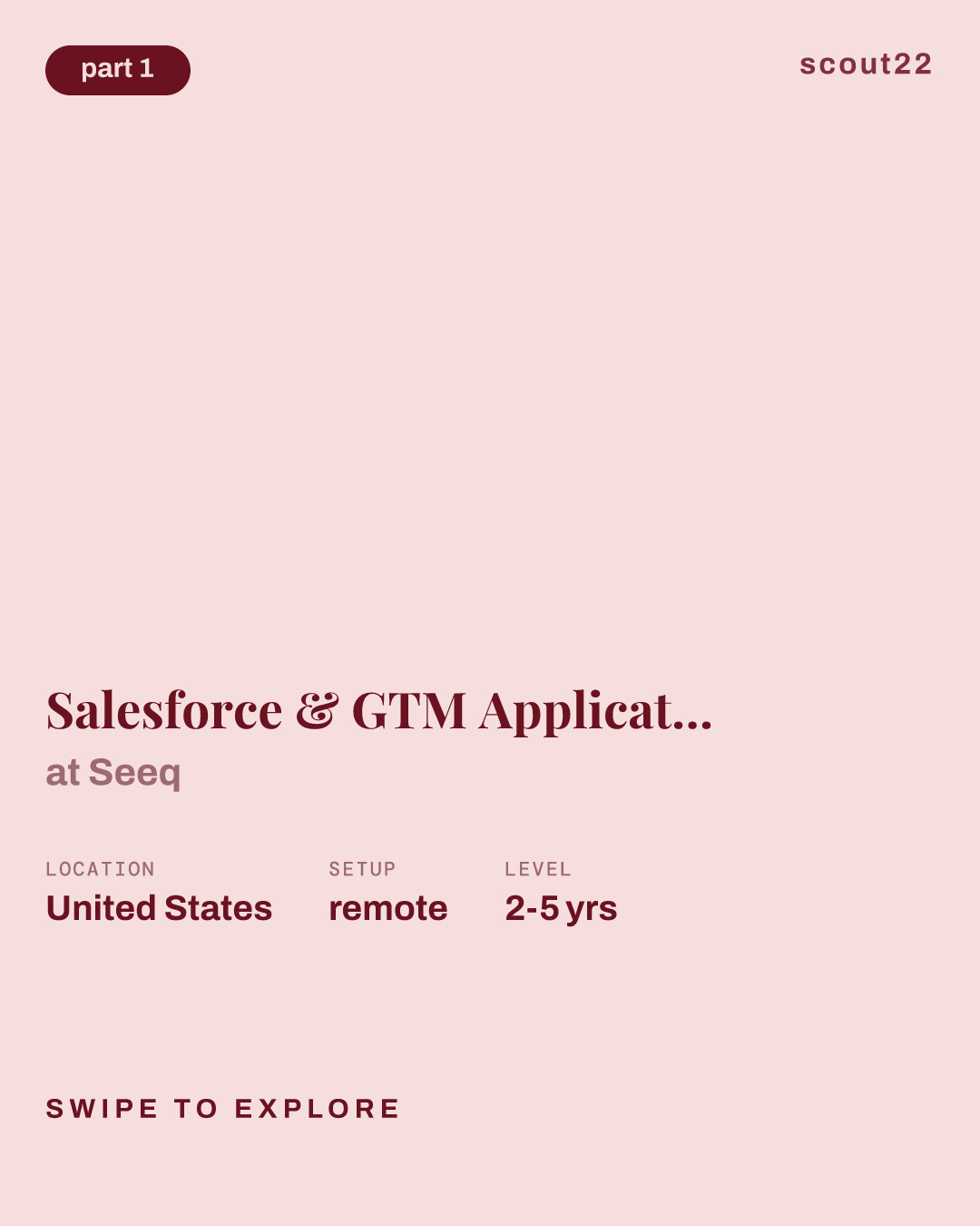 Salesforce & GTM Applications Technical Lead at Seeq