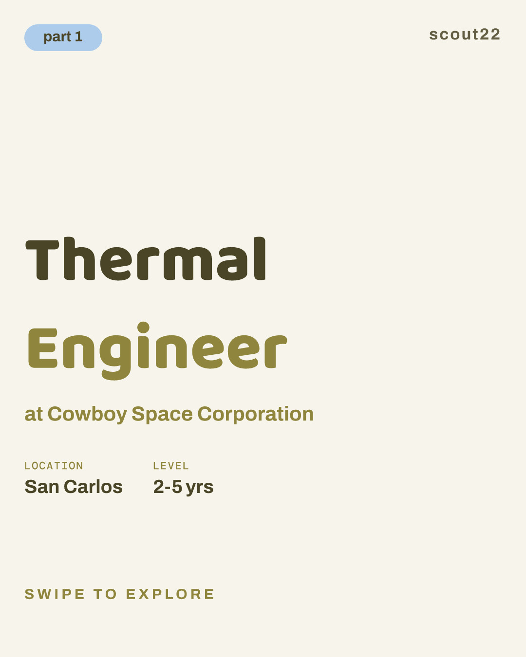 Thermal Engineer at Cowboy Space Corporation