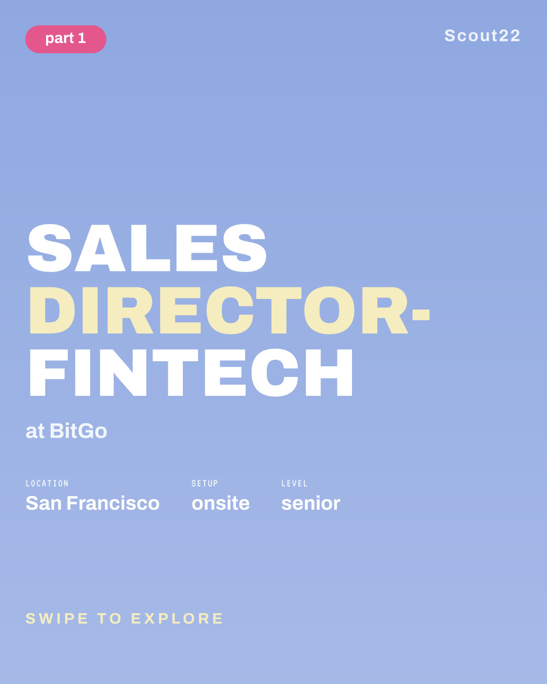 Sales Director- Fintech at BitGo