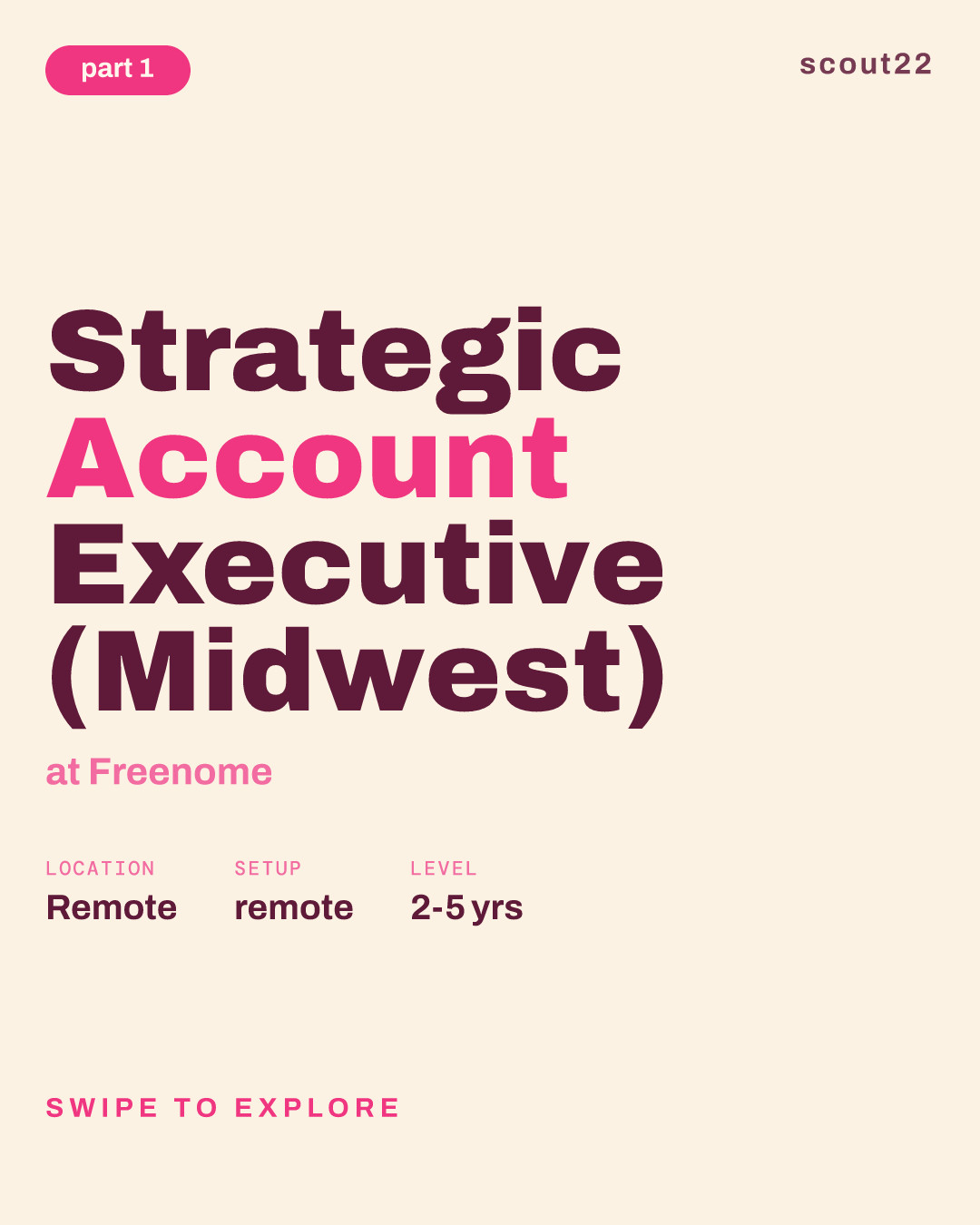 Strategic Account Executive (Midwest) at Freenome