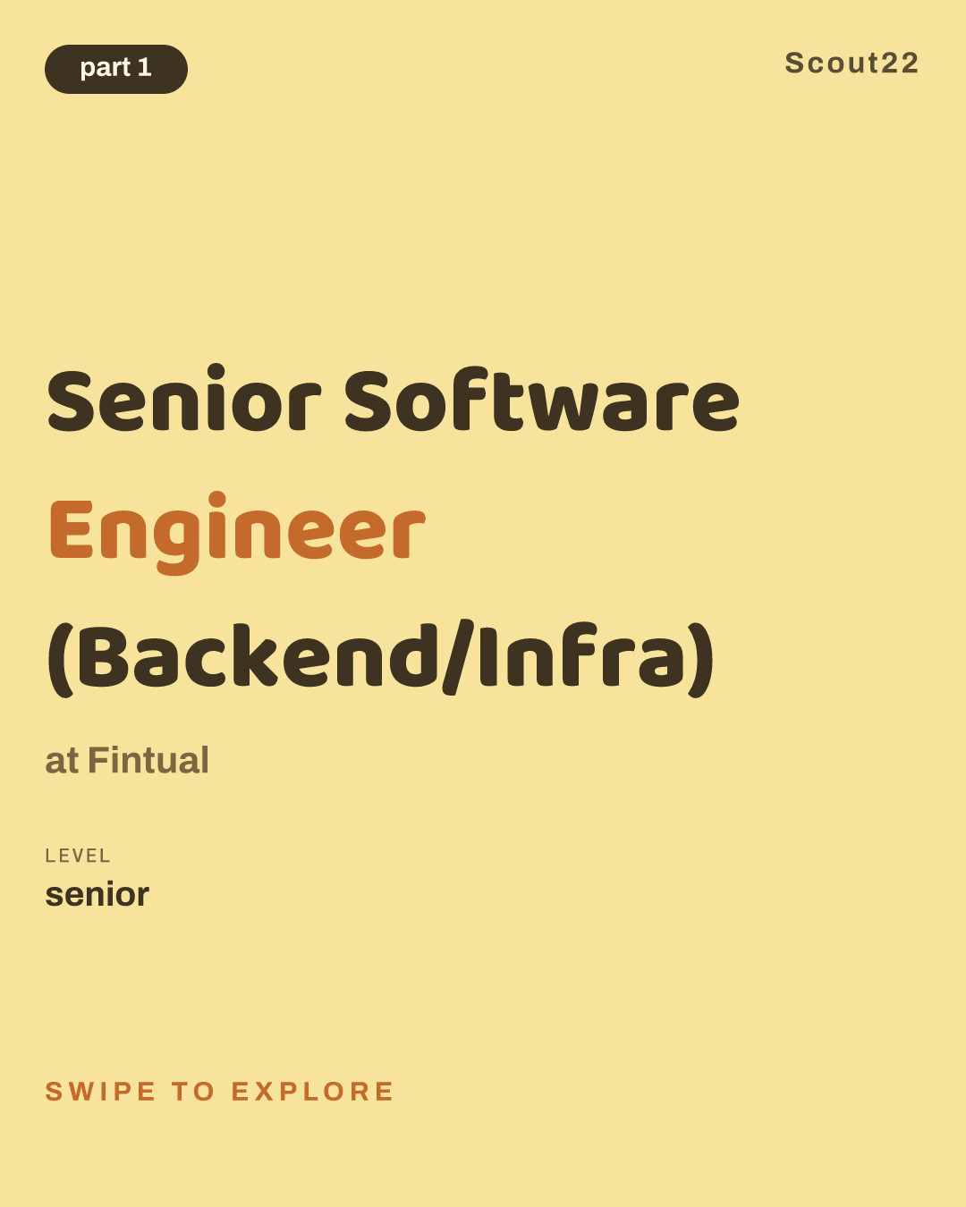 Senior Software Engineer (Backend/Infra) at Fintual