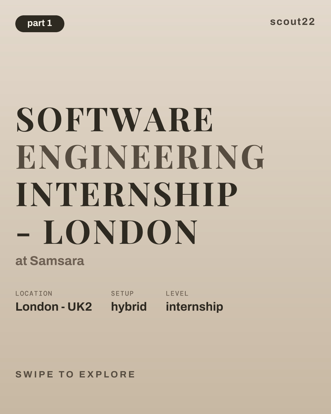 Software Engineering Internship - London at Samsara