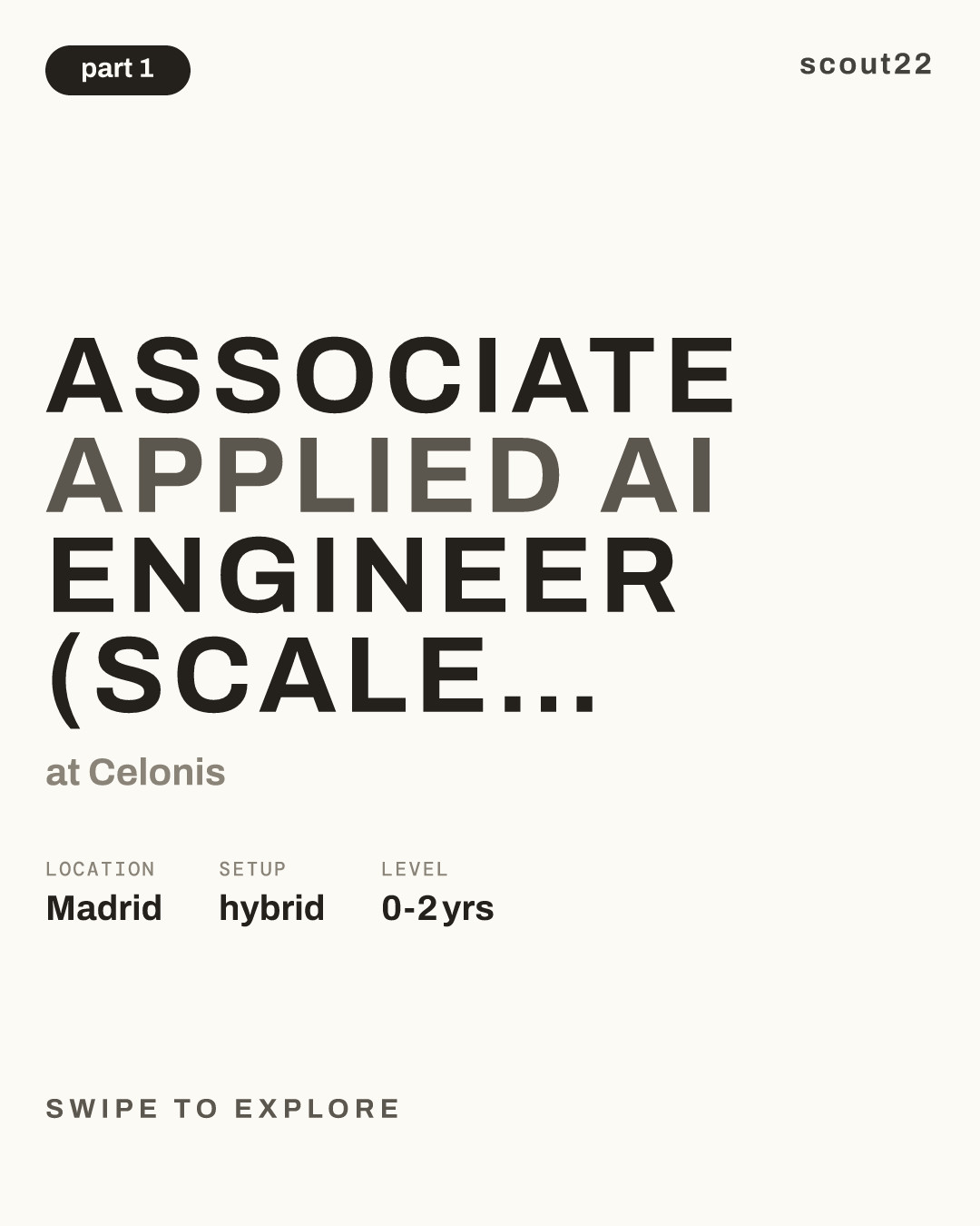 Associate Applied AI Engineer (Scale EMEA/German-Speaking) - Orbit Program at Celonis