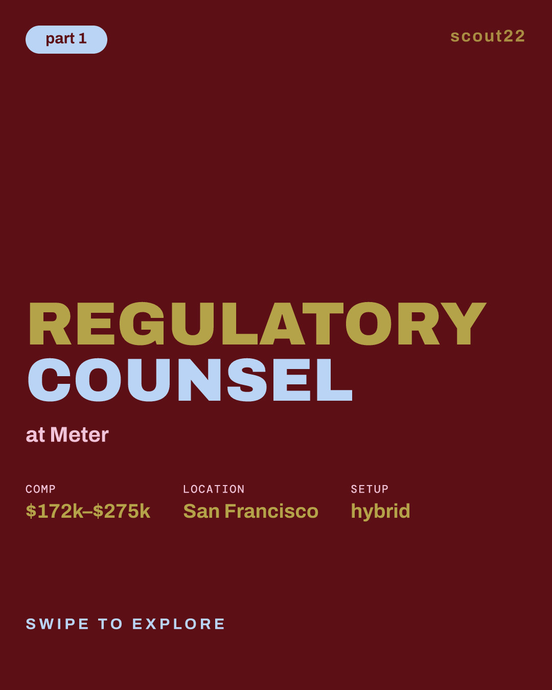 Regulatory Counsel at Meter